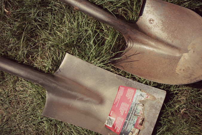 She even knows what these strange garden implements are called - and how to use them.